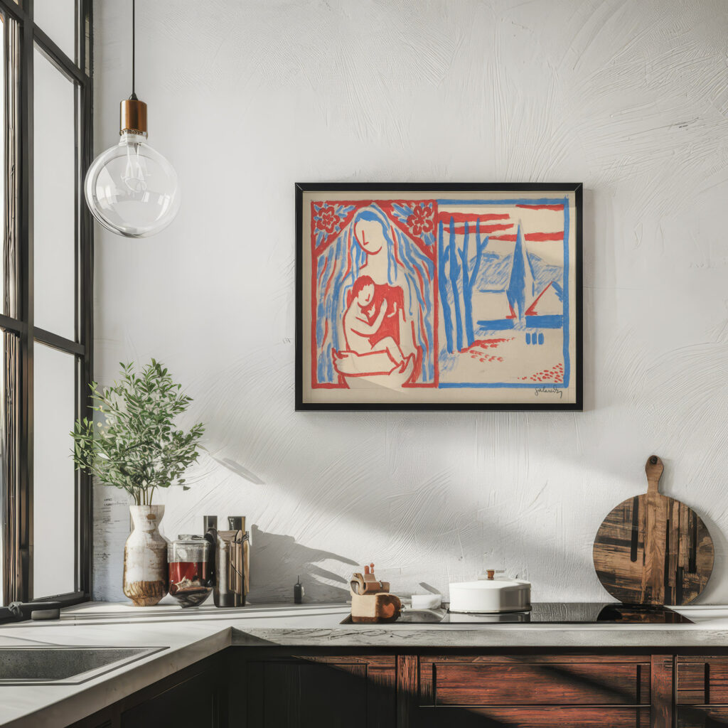 Madonna with child 1936 Mikulas Galanda 6 mockup