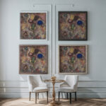 Magic Garden 1926 Paul Klee framed posters mockup