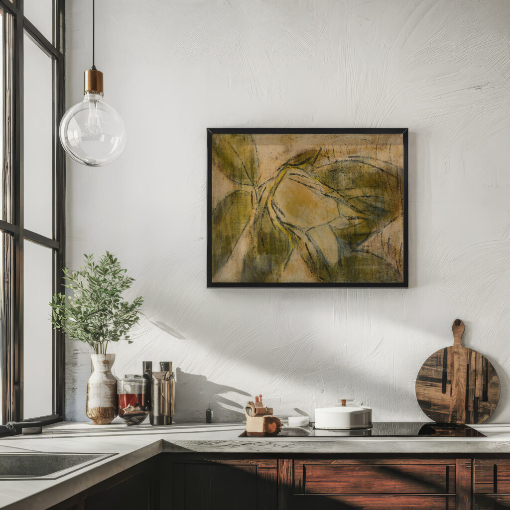 Magnolia Bud 1937 Christian Rohlfs 6 mockup