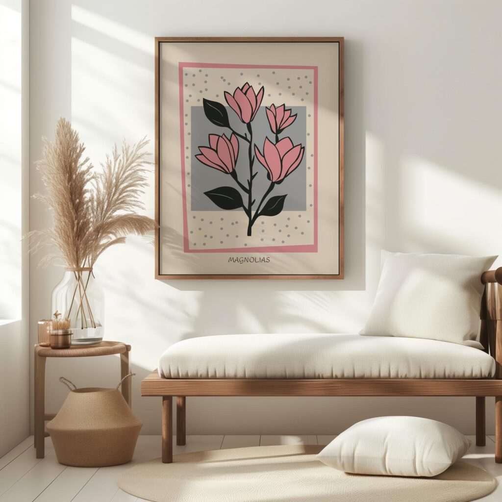 Magnolias 5 mockup