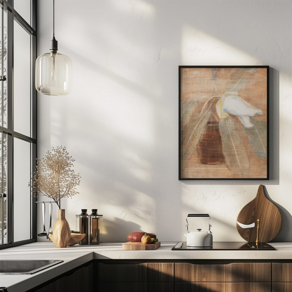 Magnolienknospe im Krug 1930 Christian Rohlfs 6 mockup