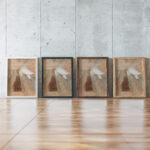 Magnolienknospe im Krug 1930 Christian Rohlfs framed posters mockup