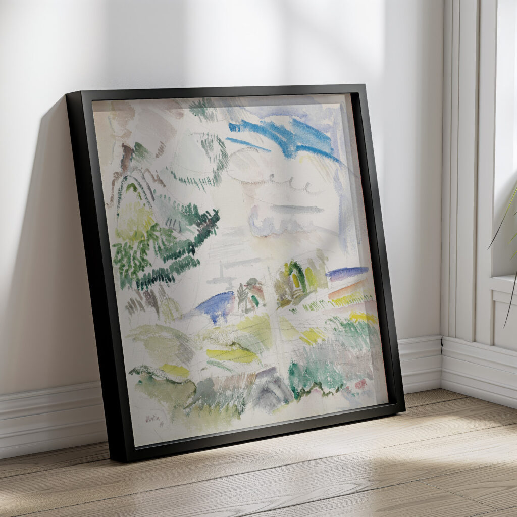 Maine Landscape 1914 John Marin 4 mockup