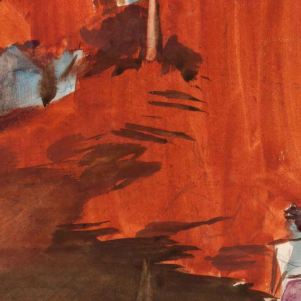 Maisema jossa nainen 1894 1895 Magnus Enckell 8 mockup