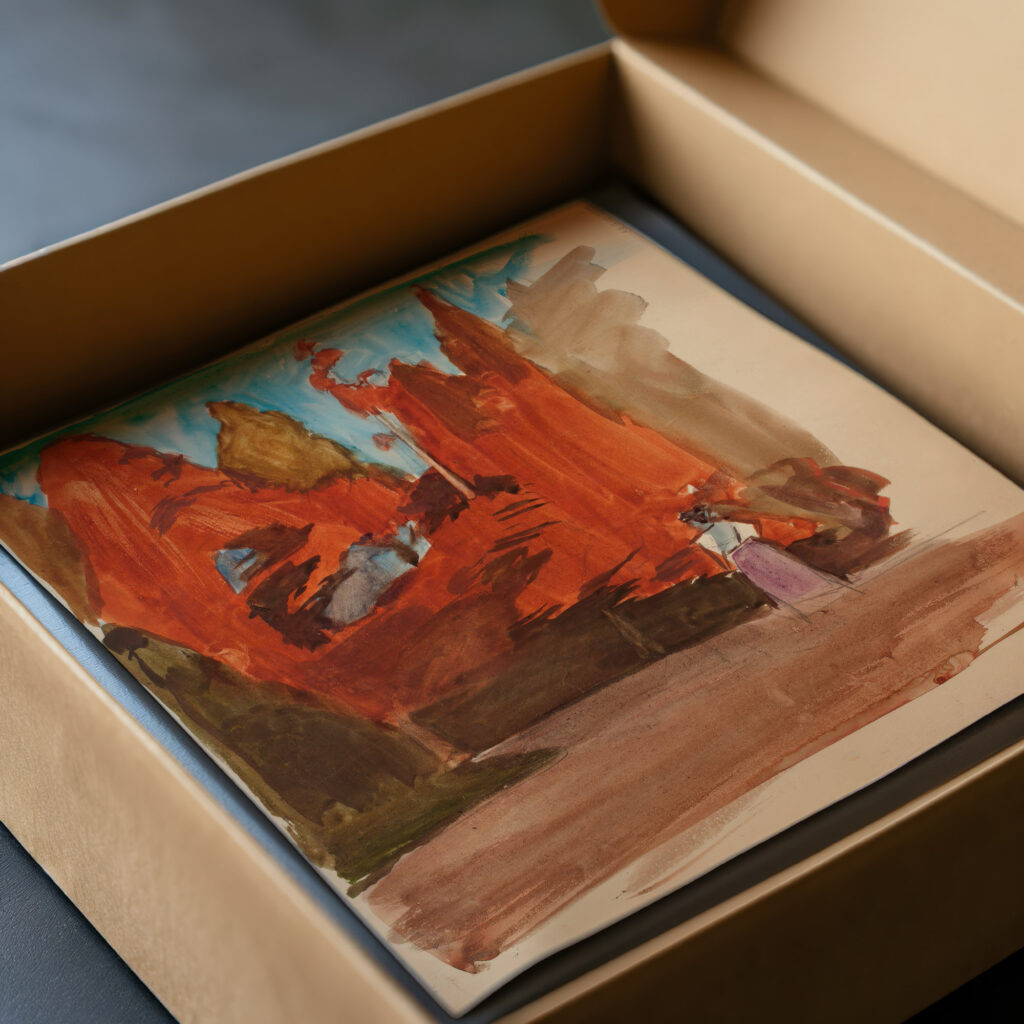 Maisema jossa nainen 1894 1895 Magnus Enckell video mockup