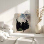 Maisema mustia kuusia 1894 1895 Magnus Enckell 4 mockup