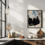 Maisema mustia kuusia 1894 1895 Magnus Enckell 6 mockup