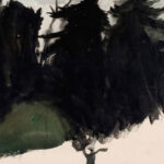 Maisema mustia kuusia 1894 1895 Magnus Enckell 8 mockup