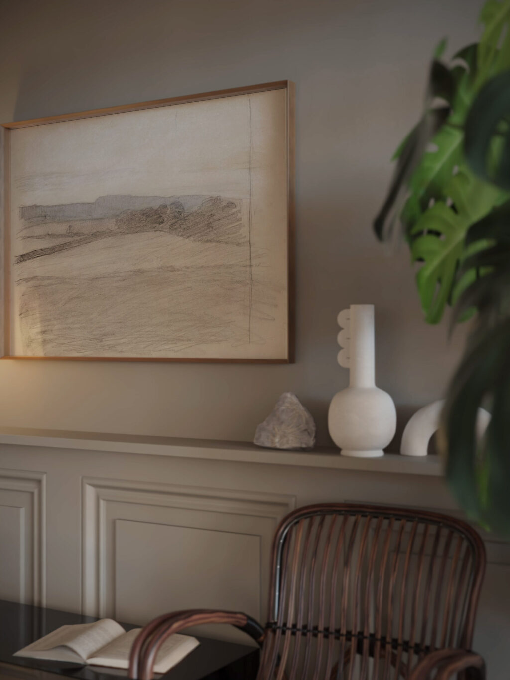 Maisemaluonnos 1891 Magnus Enckell video mockup