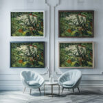 Maison De Clamart 1918 19 Chaim Soutine framed posters mockup