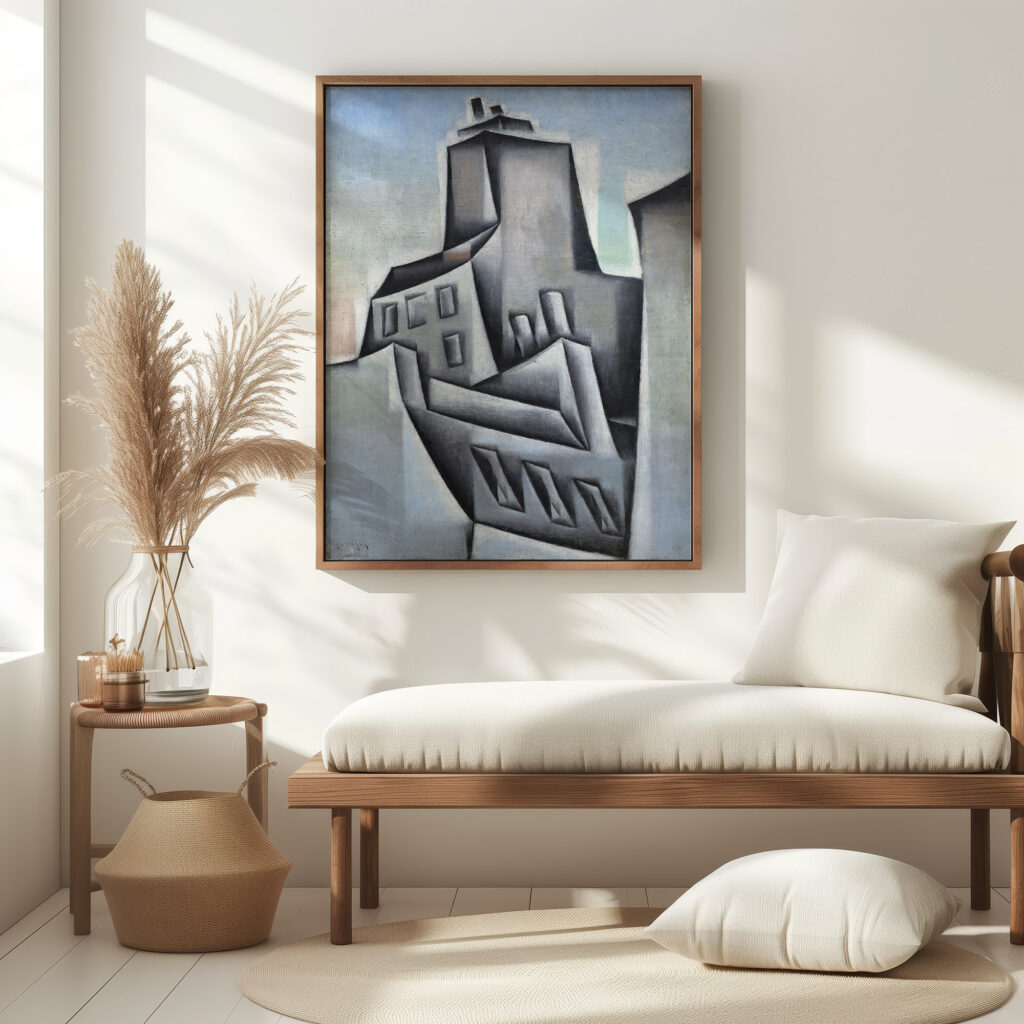 Maisons a Paris Houses in Paris 1911 Juan Gris 5 mockup