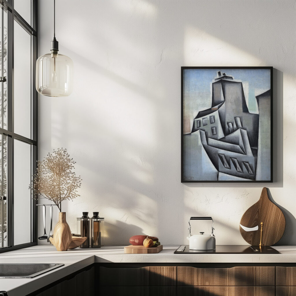 Maisons a Paris Houses in Paris 1911 Juan Gris 6 mockup