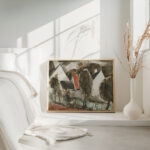 Maisons rurales en hiver 1928 Julio Gonzalez 4 mockup