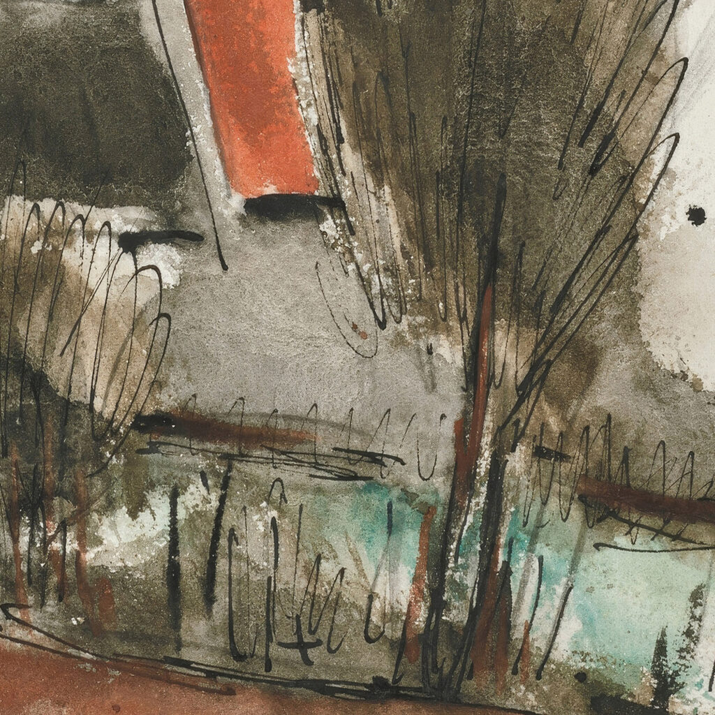 Maisons rurales en hiver 1928 Julio Gonzalez 8 mockup