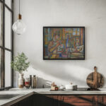 Malarz w pracowni 1936 Sasza Blonder 6 mockup