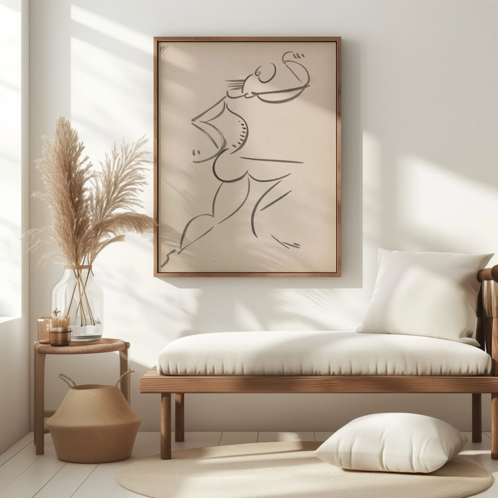 Male Dancing Figure in Profile 1910 1915 Henri Gaudier Brzeska 5 mockup