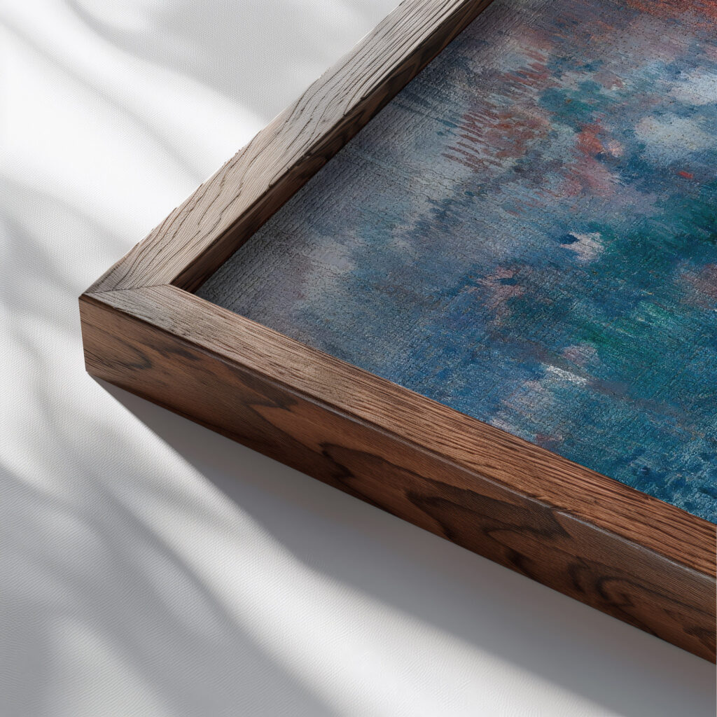 Mallorca Joaquin Mir Trinxet close up dark wood mockup