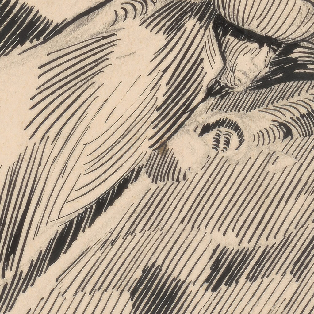 Man Reclining on a Rock 1925–1935 Arnold Peter Weisz Kubincan 8 mockup