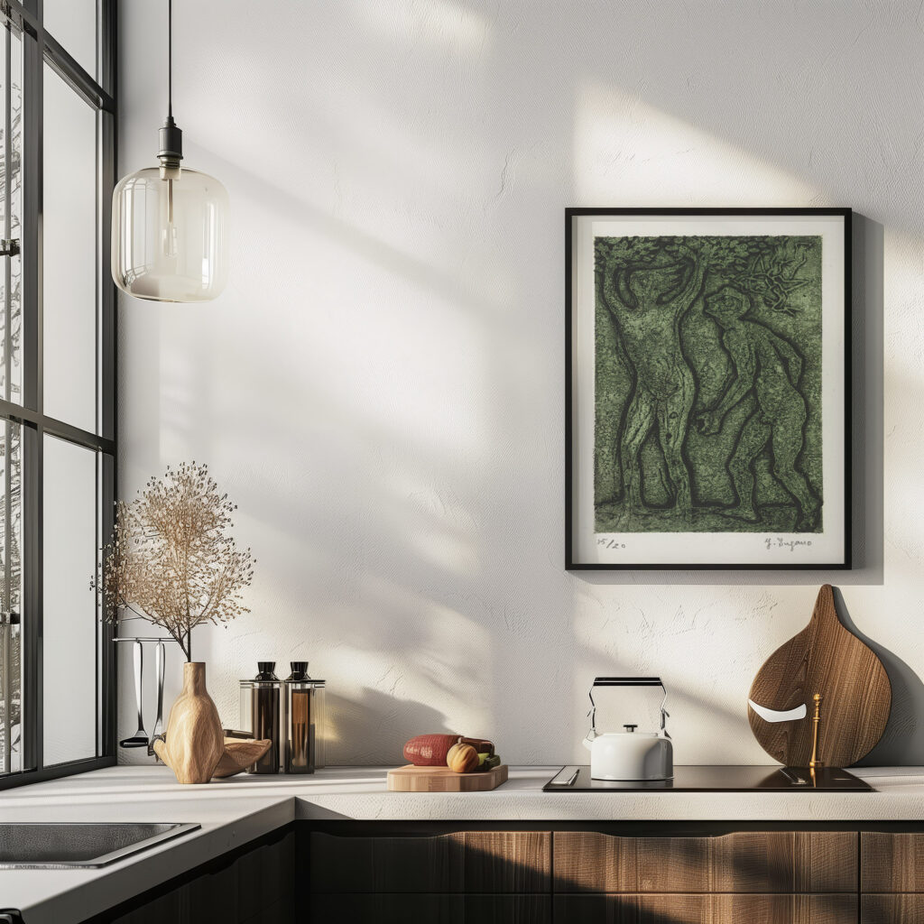 Man en vrouw in groen 1937 1969 Yo Sugano 6 mockup