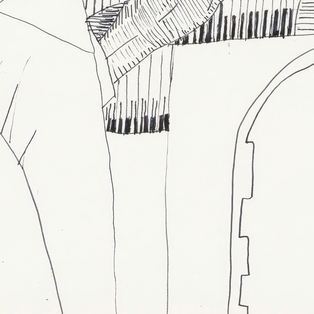 Man in profiel naar rechts met de linkerhand opgeheven 1944 01 22 Samuel Jessurun de Mesquita 8 mockup