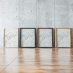 Man met een pen in de hand en een figuur met een hoed 1943 10 11 Samuel Jessurun de Mesquita framed posters mockup