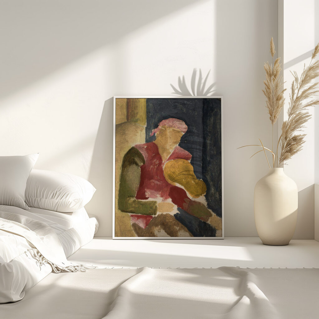 Man playing the guitar 1924 Eugeniusz Zak 4 mockup