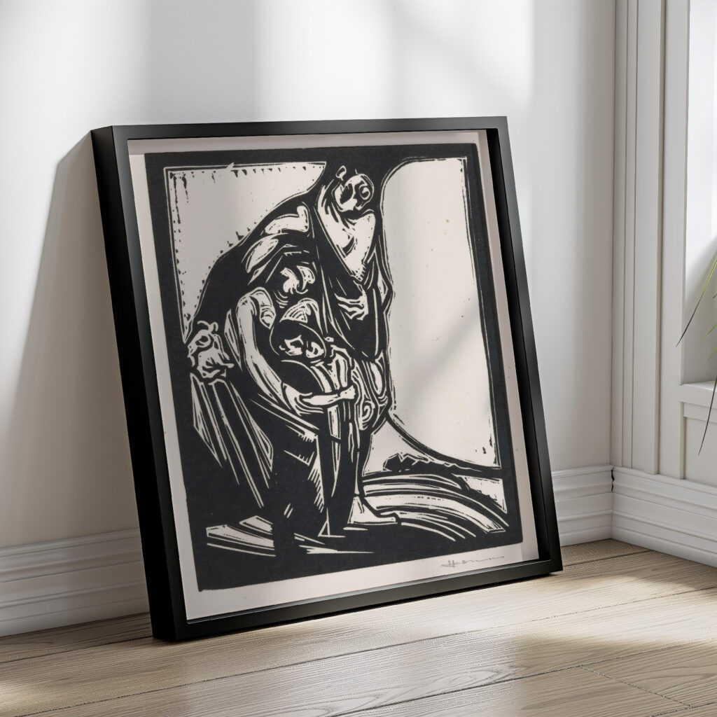 Man vrouw en kind 1888 Henri Jonas 4 mockup