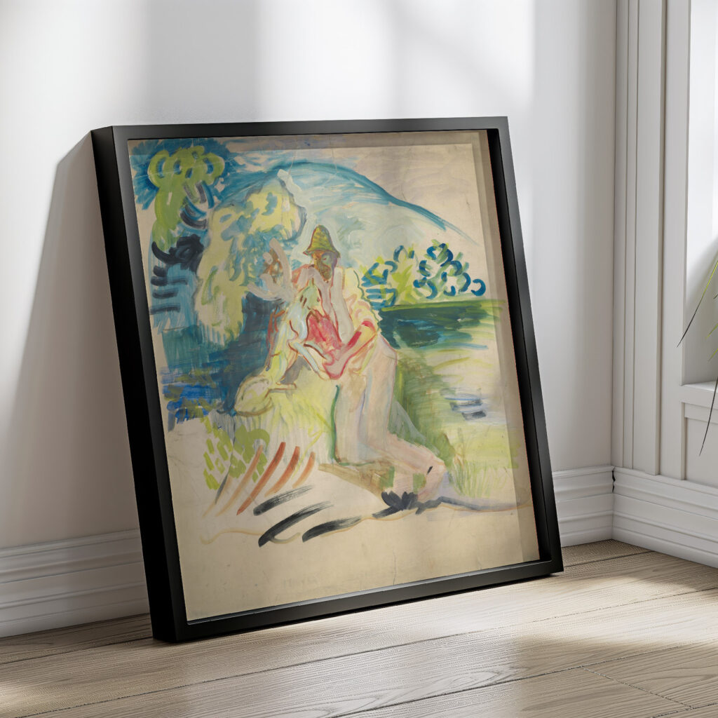 Man with a Dog 1940–1944 Arnold Peter Weisz Kubincan 4 mockup