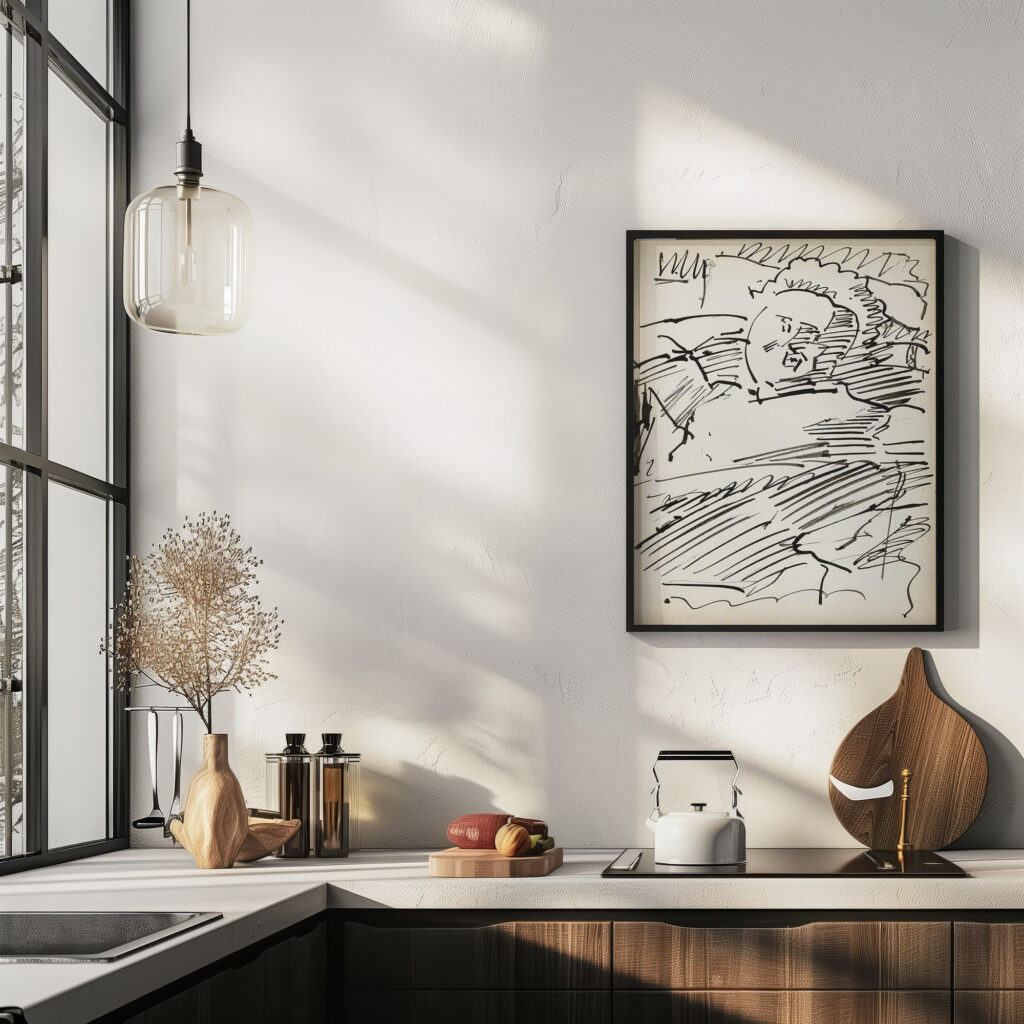 Man zittend met zijn hand achter het hoofd 1919 08 Reijer Stolk 6 mockup