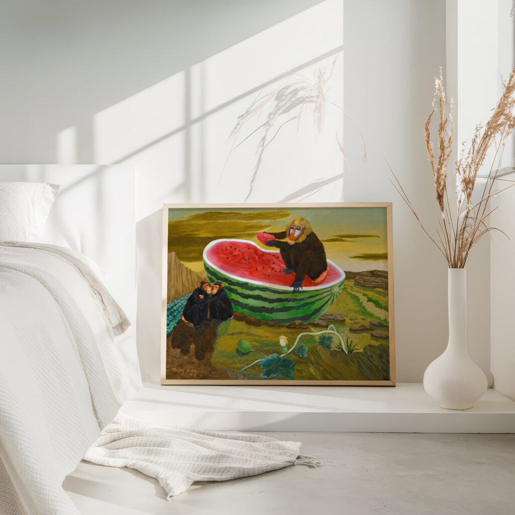 Mandril en agape 2013 Jose de Martin Simon 4 mockup