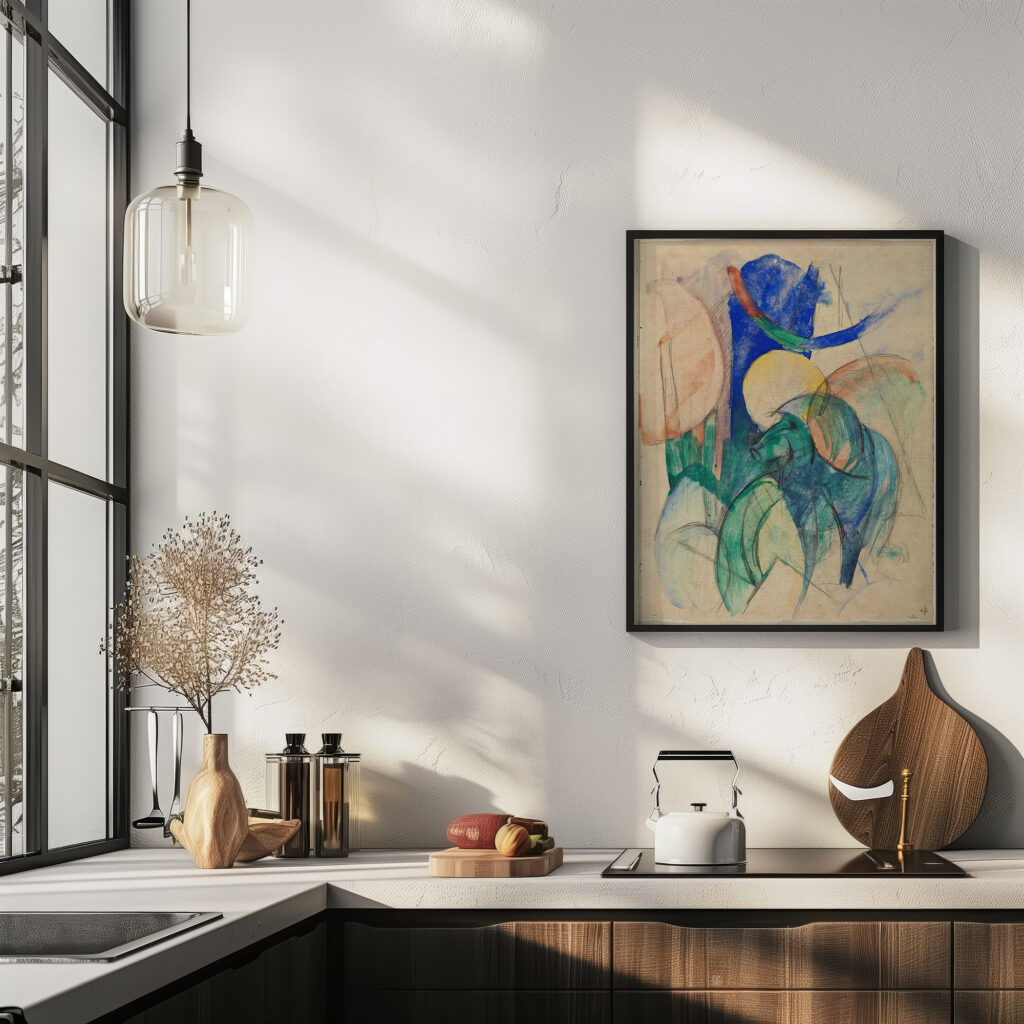 Mandrill 1913 Franz Marc 6 mockup