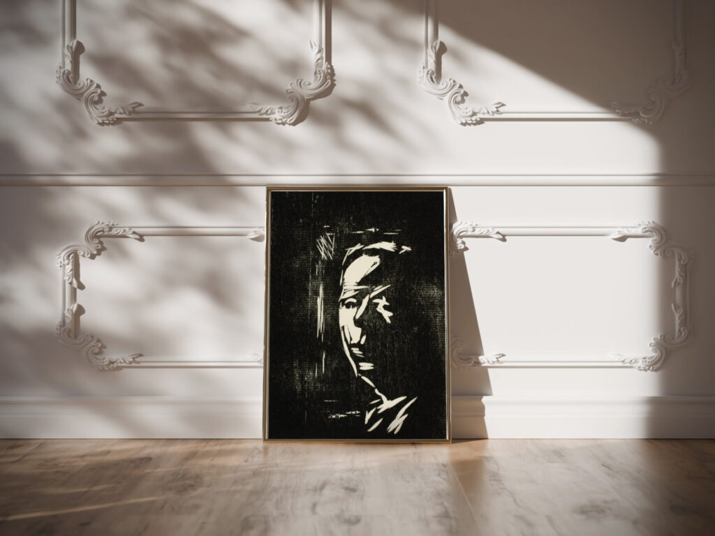 Mandsportraet 1932 Henry Nielsen video mockup