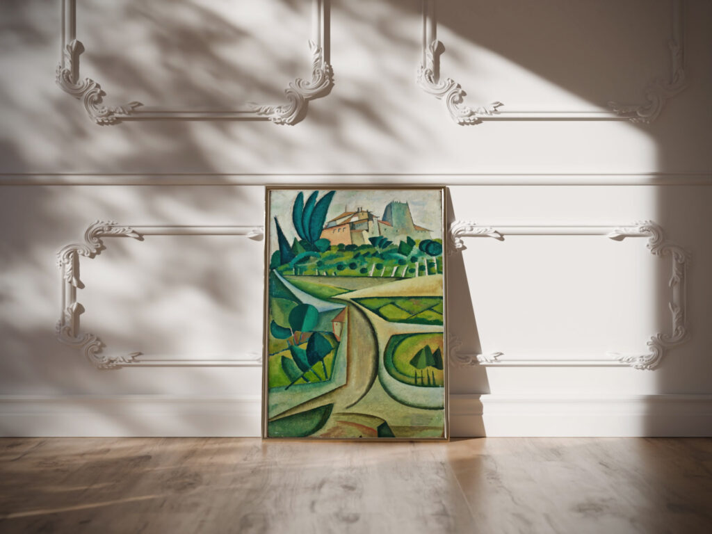 Manhufe Landscape c.1912 1913 Amadeo de Souza Cardoso video mockup