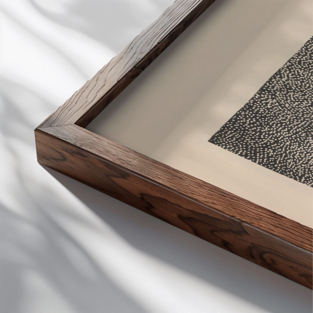 Mann 1920 1921 Lothar Schreyer close up dark wood mockup