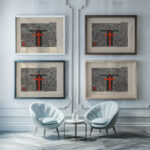 Mann 1920 1921 Lothar Schreyer framed posters mockup