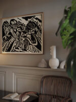 Mann in Landschaft Der Maler Hermann Scherer video mockup