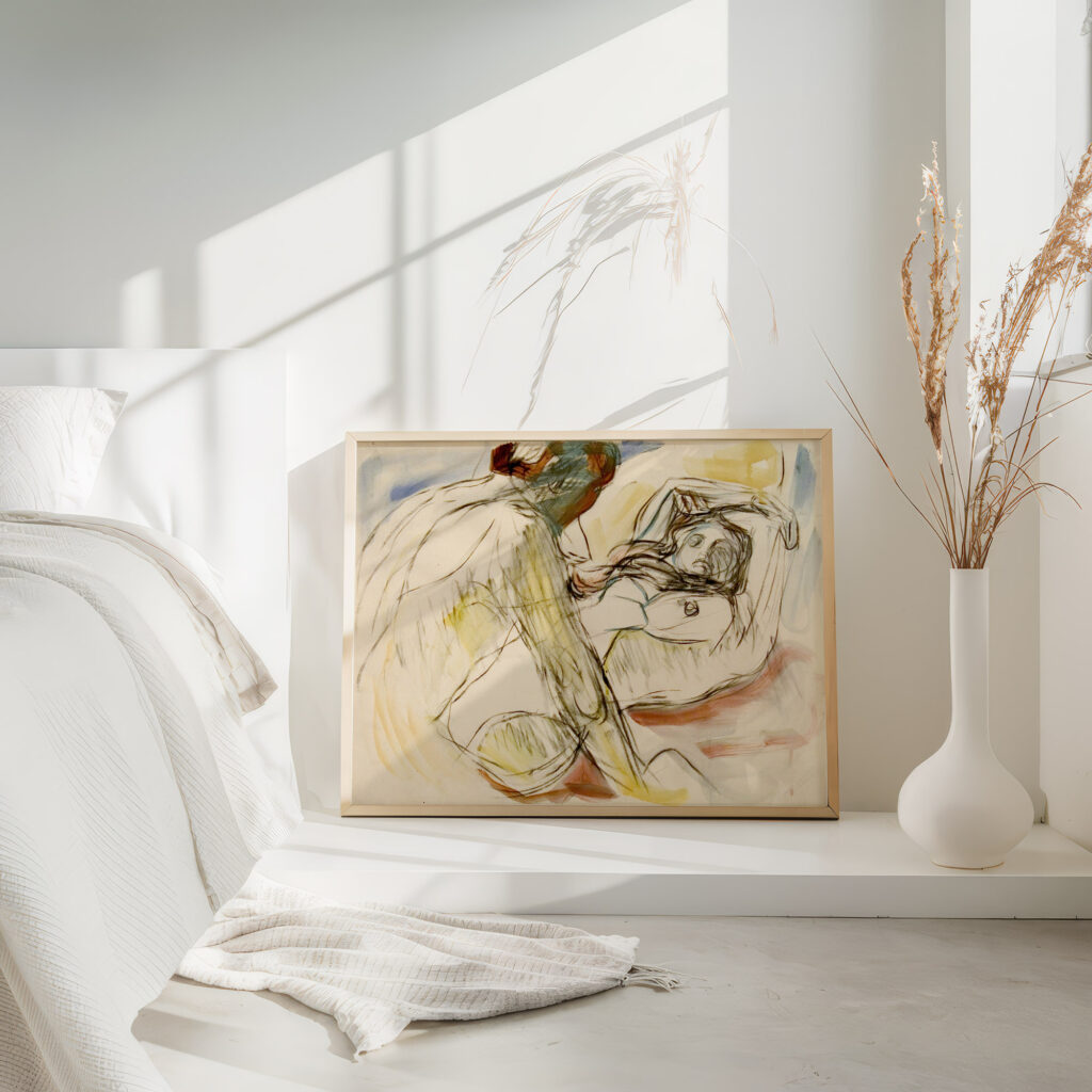 Mann og kvinne 1912 1915 Edvard Munch 4 mockup