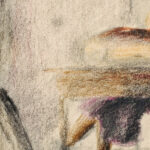 Mann und Frau am Tisch in Amdener Stube Otto Meyer Amden 8 mockup