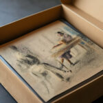 Mann und Frau am Tisch in Amdener Stube Otto Meyer Amden video mockup