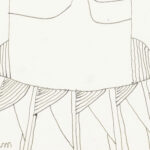 Mannenkop boven drie kragen van voren gezien 1943 12 22 Samuel Jessurun de Mesquita 8 mockup