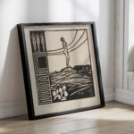 Mannliche Figur auf einem Berg Die Sehnsucht 1905 Ernst Ludwig Kirchner 4 mockup