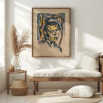 Mans head 1922 Gejza Schiller 5 mockup