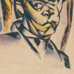 Mans head 1922 Gejza Schiller 8 mockup