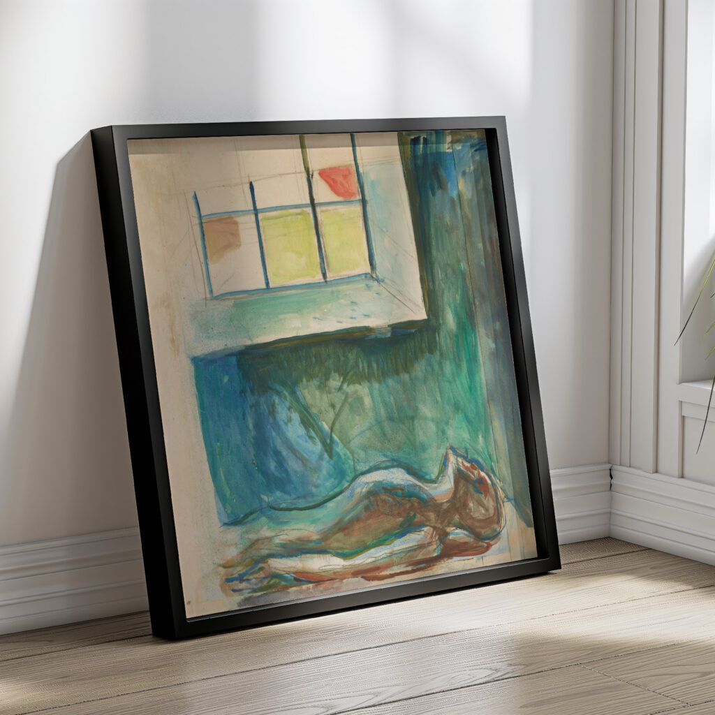 Manskropp pa obduksjonsbordet 1928 1932 Edvard Munch 4 mockup