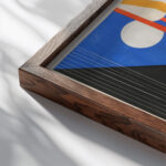 Maquettes de Theatre 11 1930 Alexandra Exter close up dark wood mockup