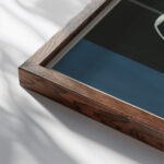 Maquettes de Theatre 12 1930 Alexandra Exter close up dark wood mockup