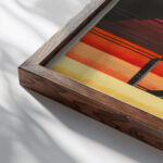 Maquettes de Theatre 13 1930 Alexandra Exter close up dark wood mockup