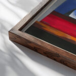 Maquettes de Theatre 14 1930 Alexandra Exter close up dark wood mockup