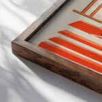 Maquettes de Theatre 4 1930 Alexandra Exter close up dark wood mockup