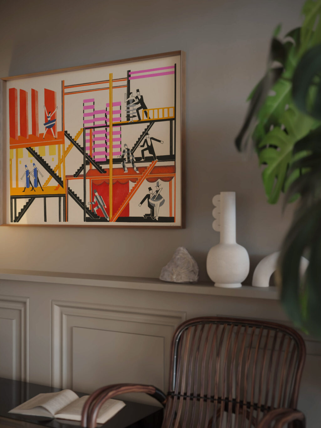 Maquettes de Theatre 4 1930 Alexandra Exter video mockup